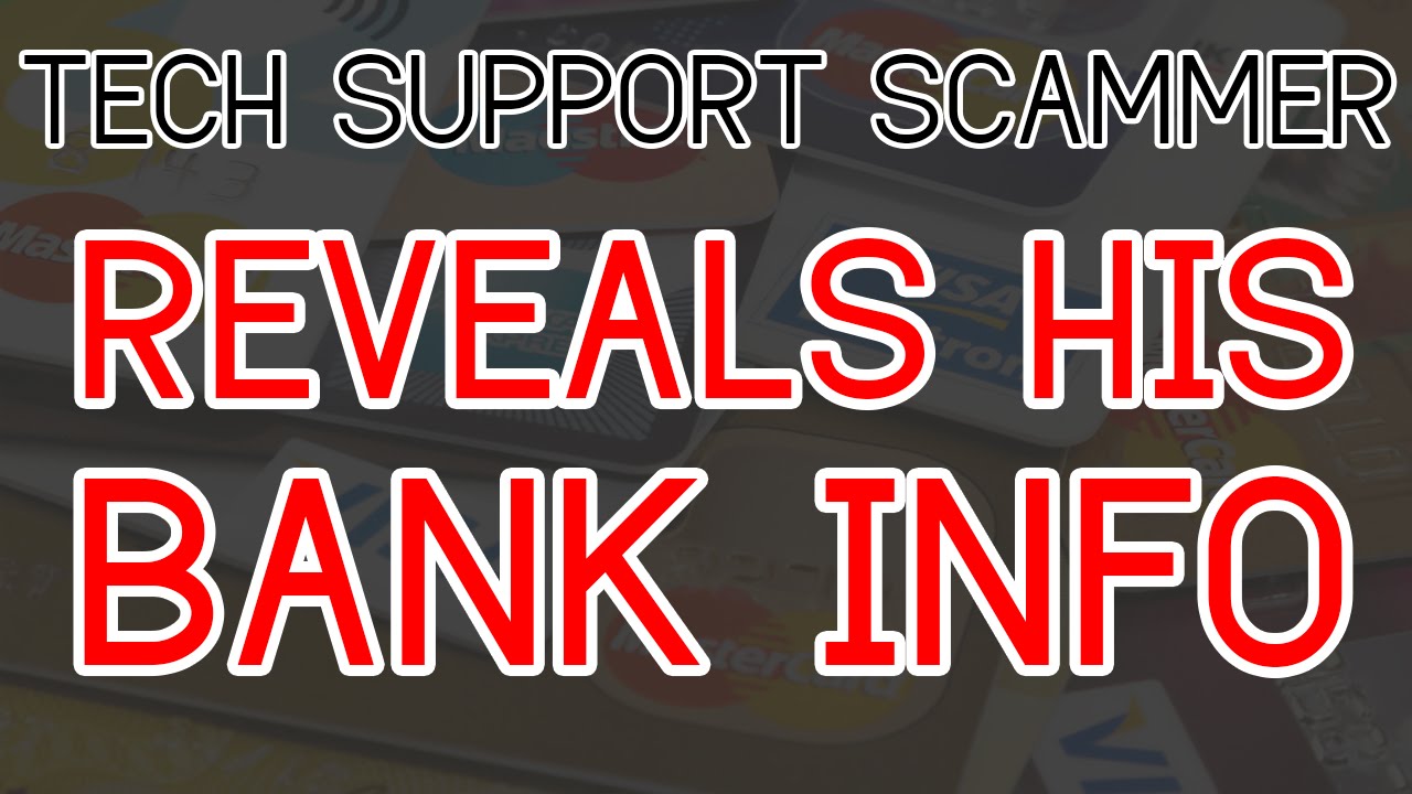 TECH SUPPORT SCAMMER LOGS ME INTO HIS BANK ACCOUNT