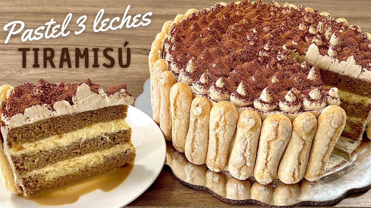 PASTEL 3 LECHES TIRAMISÚ | BIZCOCHO 3 LECHES SABOR CAFÉ | POSTRES CON IXCHEL