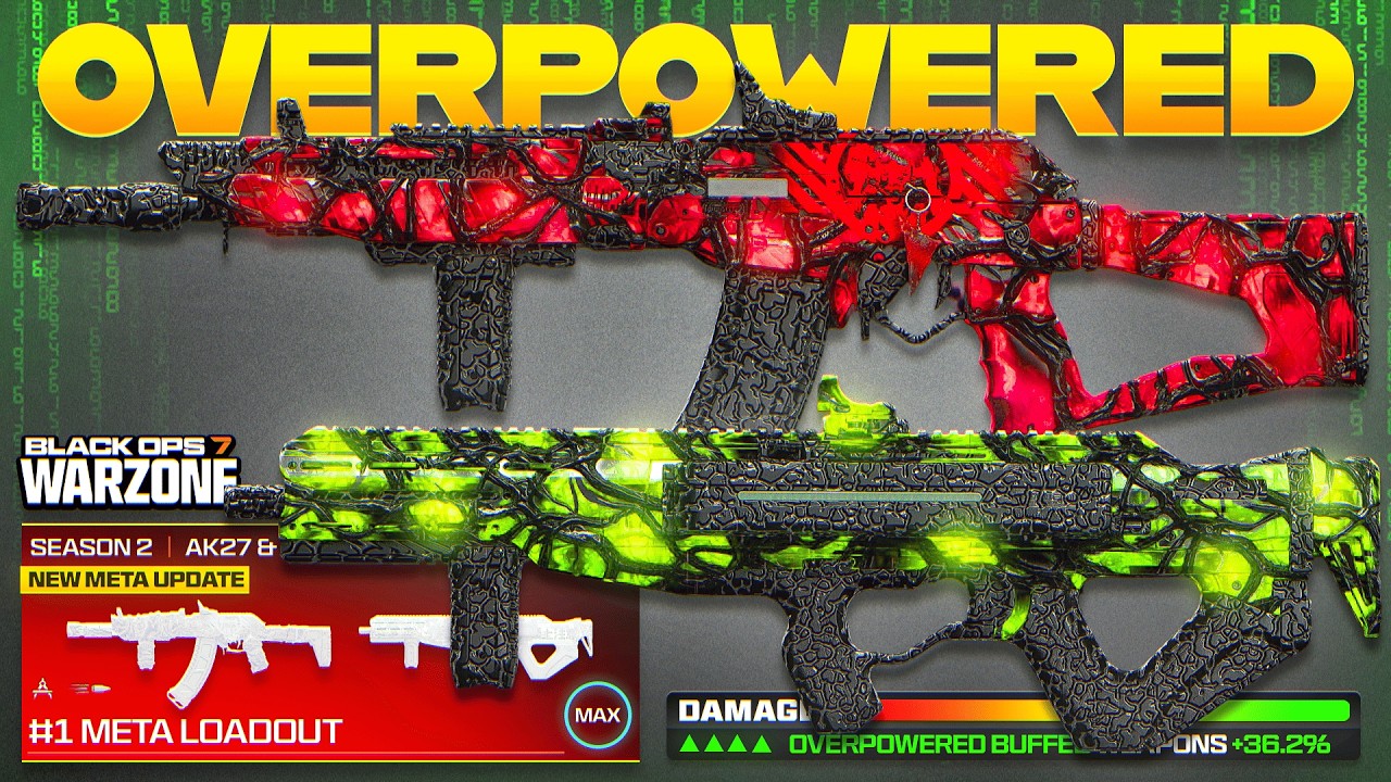 the #1 BEST META LOADOUT for WARZONE BO7 RIGHT NOW! (Best AK27 & Carbon 57 Meta Loadouts)