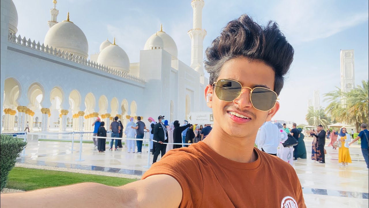 THE SHEIKH ZAYED GRAND MOSQUE/SK SAIF /ABU DHABI /#vlog19