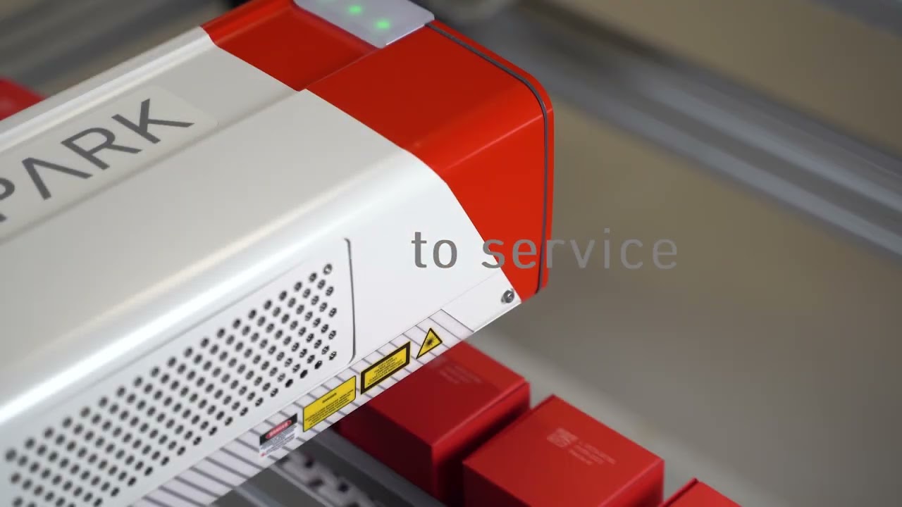 Spark small character laser coder