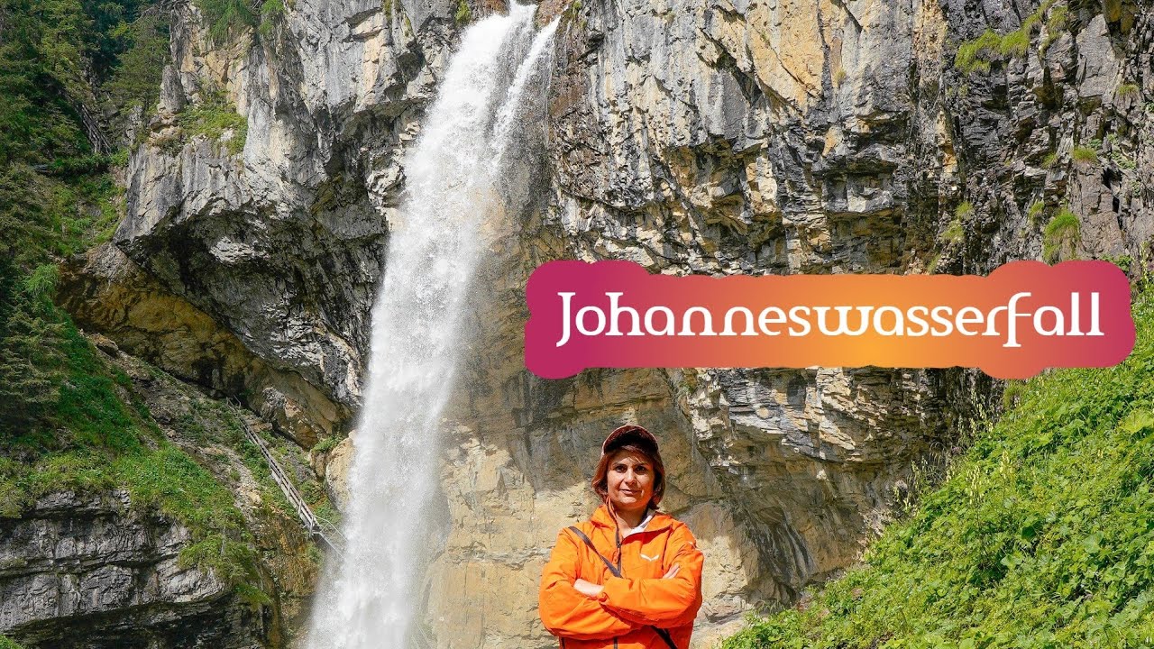 Der Johanneswasserfall in Obertauern,Salzburg.Dji Mavic Air 2 Drohne
