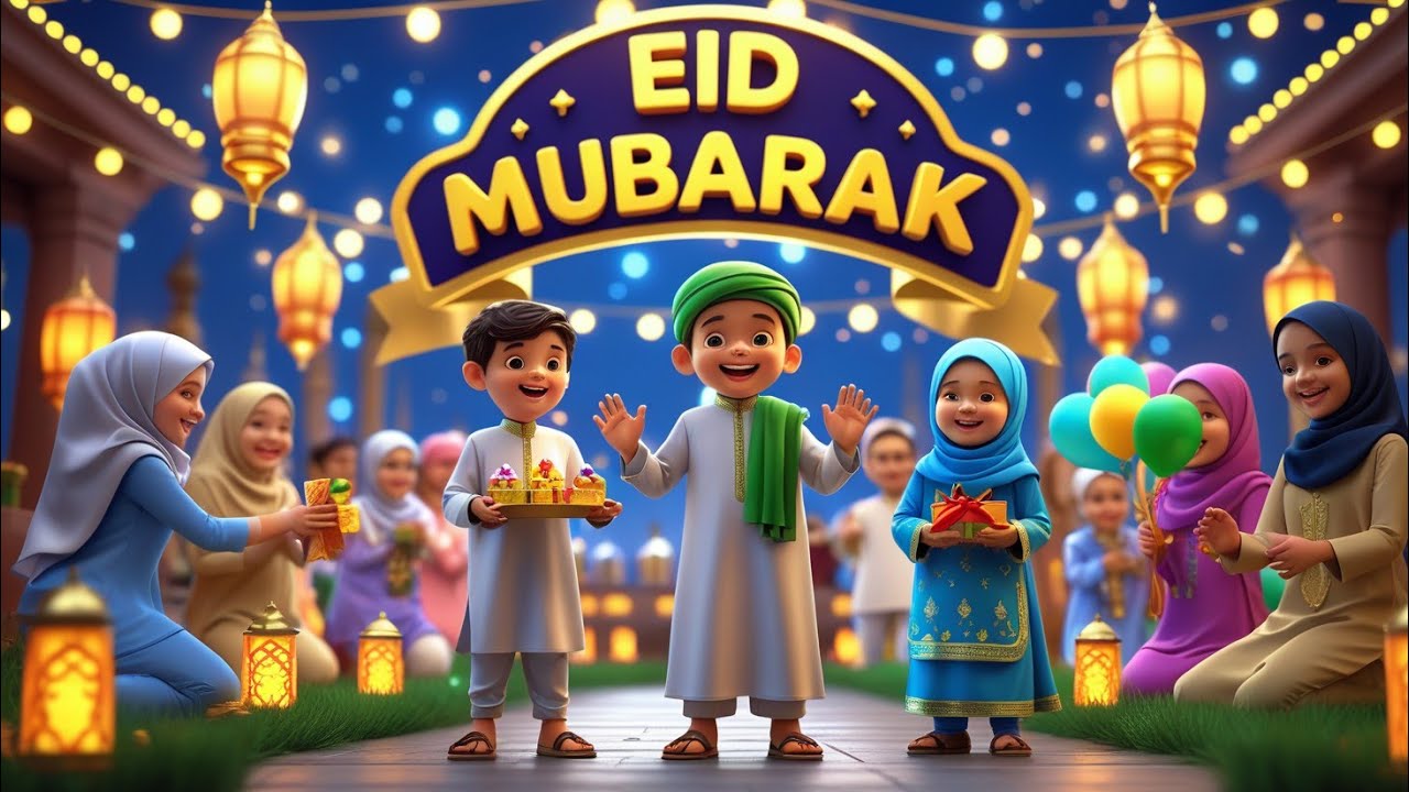 Eid Mubarak 🌙✨ | Eid Special Cartoon Episode | 3D Animation Cartoon | Islamic Kids Official