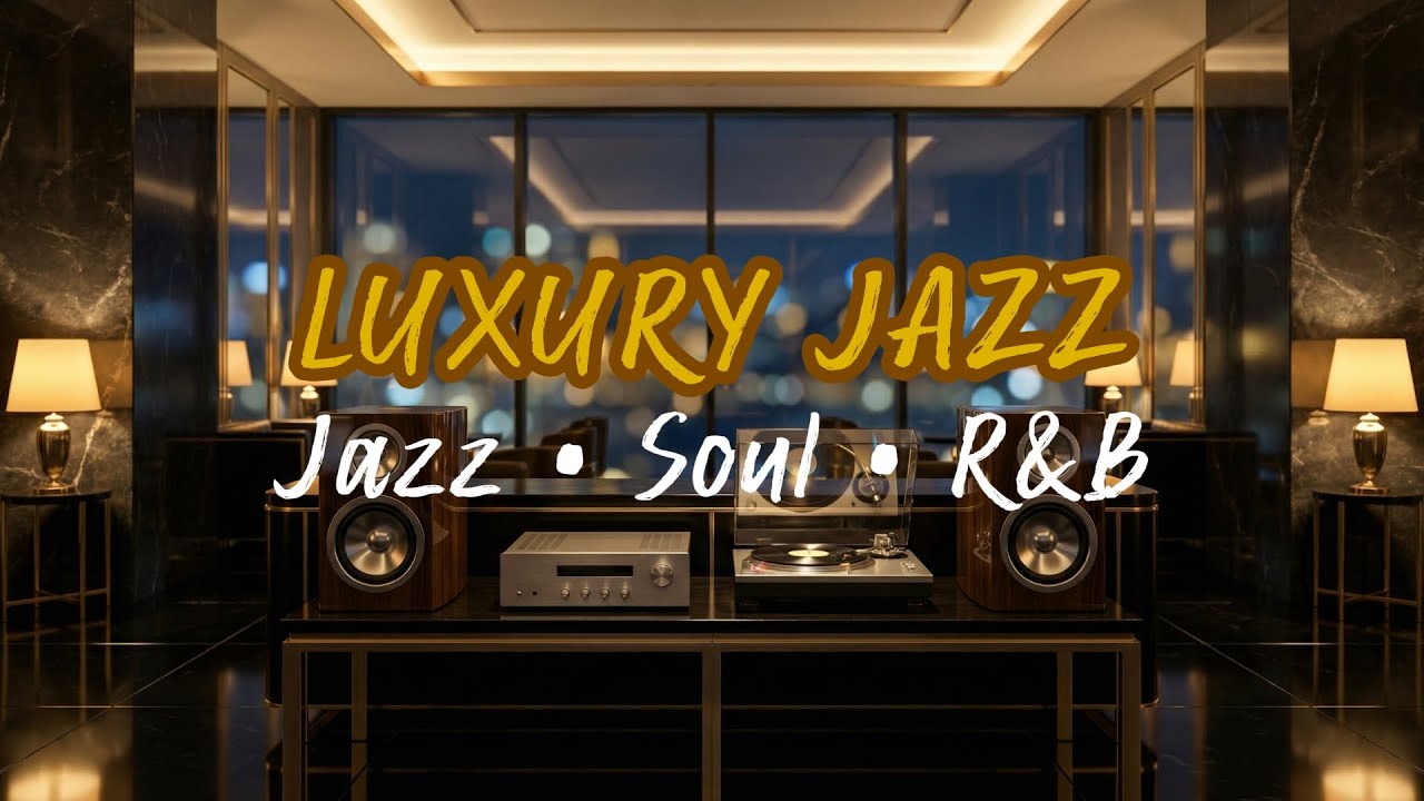 LUXURY JAZZ, SMOOTH ELEGANT BACKGROUND MUSIC 8 HOURS