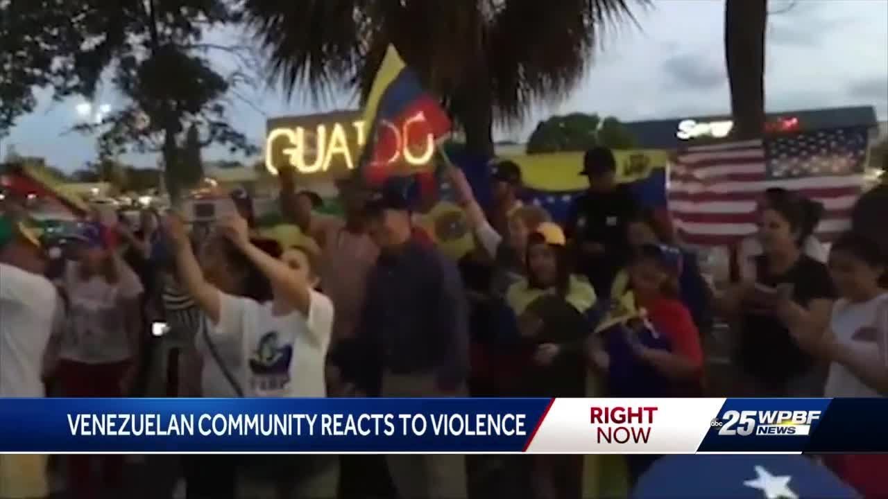 Local Venezuelan community worried about their loved ones back at home