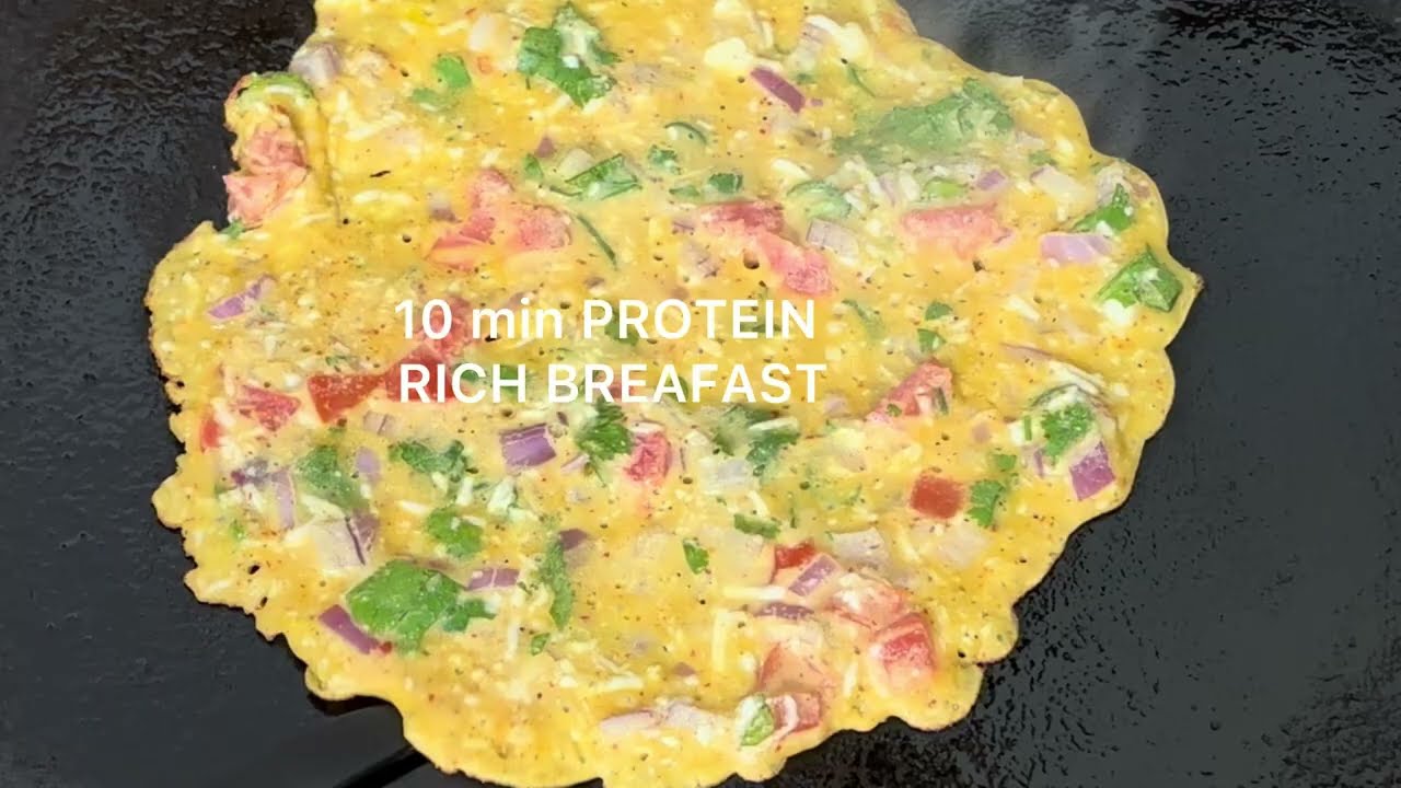 Quick Healthy Protein recipe | Besan Chilla  recipe |Besan Paneer snacks recipe 