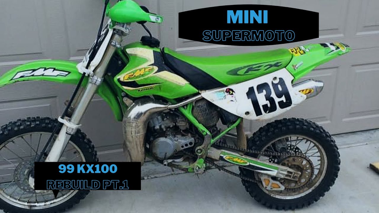 1999 KX100 mini SuperMoto build | PART. 1