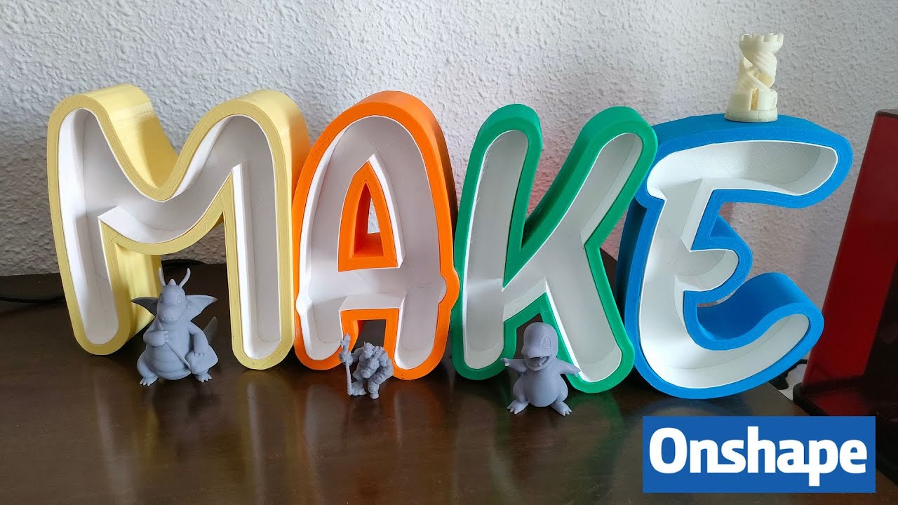 Crea FÁCIL un letrero LED personalizado con ONSHAPE