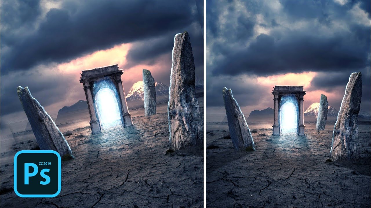The Magical Portal photo manipulation | PS Touch tutorial for beginners