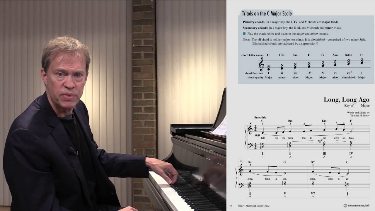 Unit 4: Major and Minor Triads (Adult Piano Adventures Book 2)