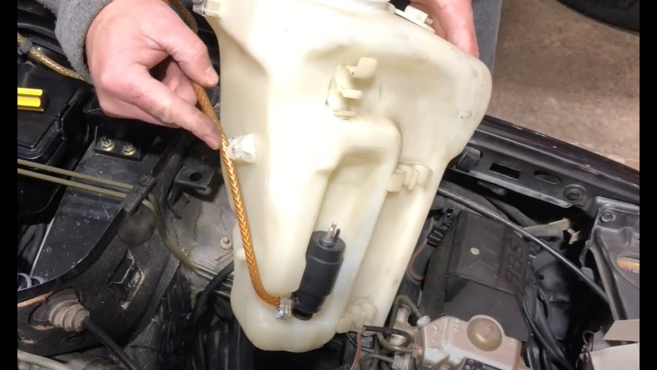 Windshield Washer Pump Replacement 1994 Mercedes C280 W202