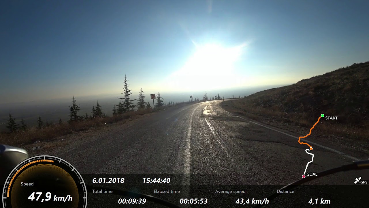Eskişehir Hekimdağ 1300m Zirvesinden İniş
