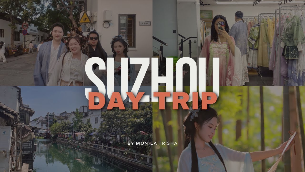 Suzhou Day trip | Hanfu makeover in 38 degrees weather?!