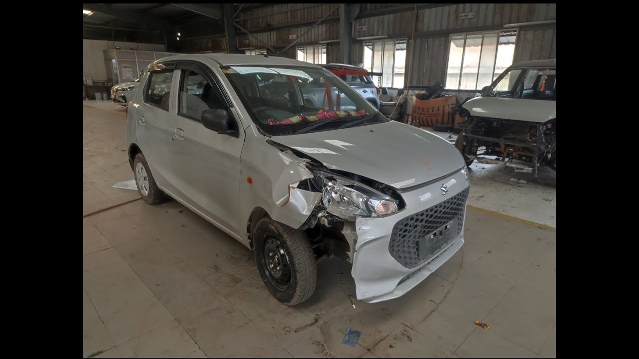 Fixing Alto K10 Front Accedent #automobileservice