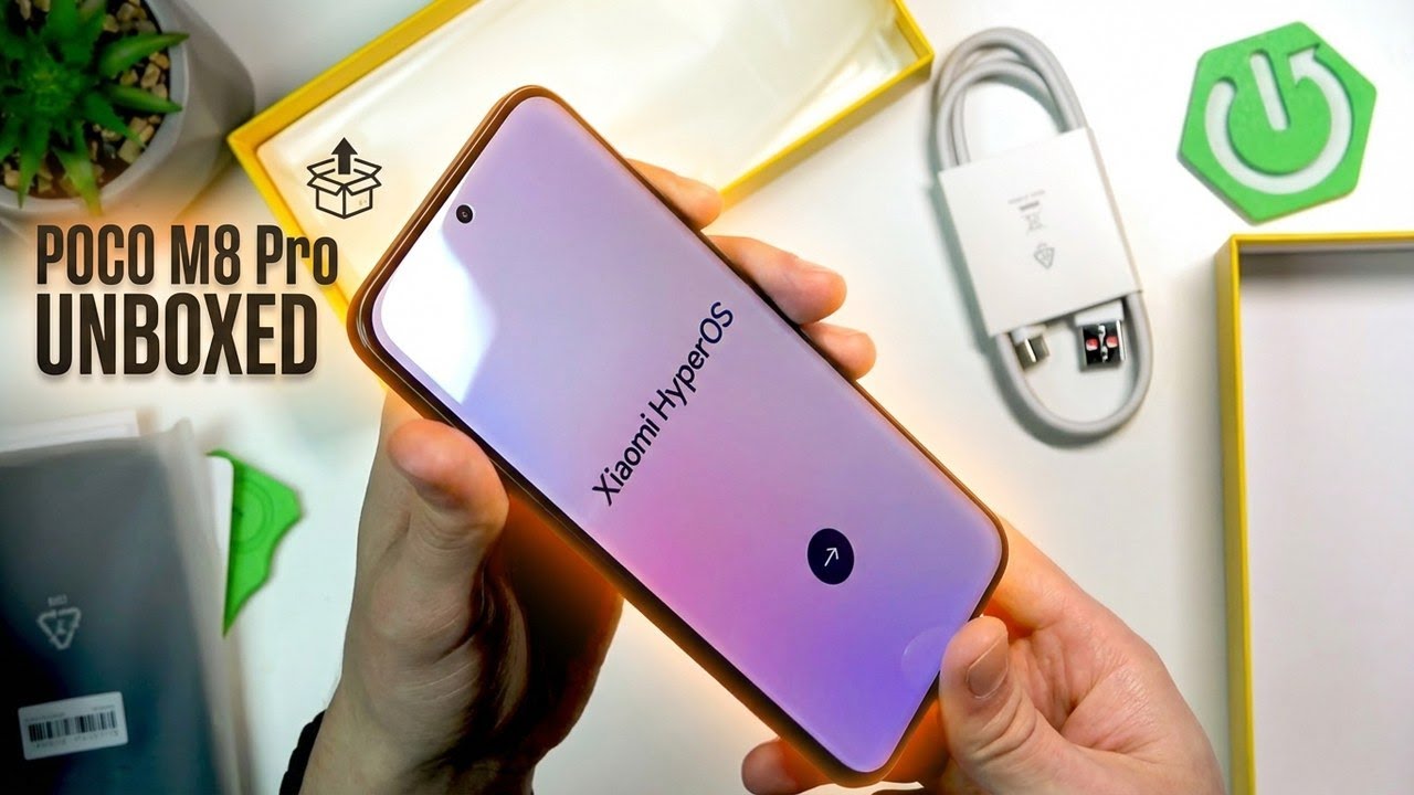 Распаковка и первый взгляд на POCO M8 Pro