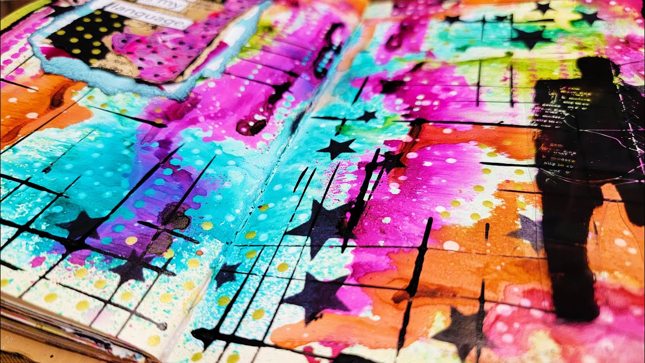 Creating Magic with Dylusions Inks | Peaceful Art Journaling to Inspire You