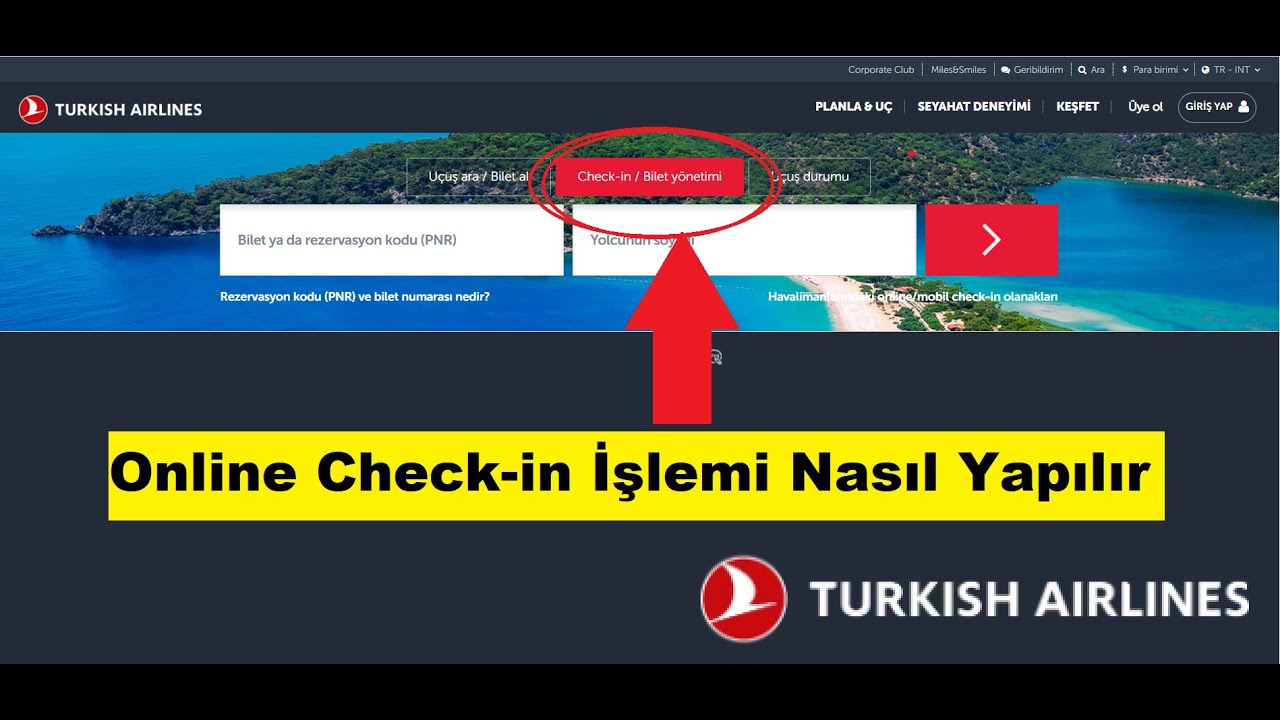 КАК ЗАРЕГИСТРИРОВАТЬСЯ ОНЛАЙН l THY - TURKISH AIRLINES
