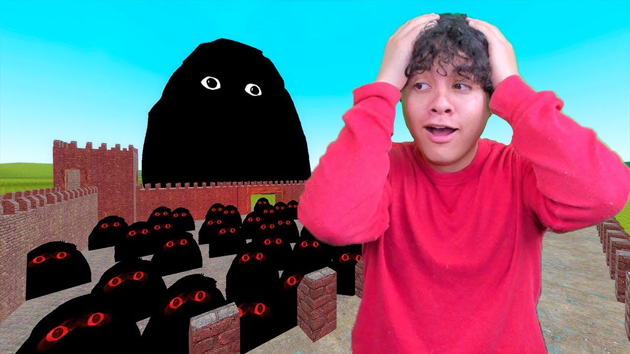ESCAPAMOS de ANGRY MUNCI UTILIZANDO un CASTILLO