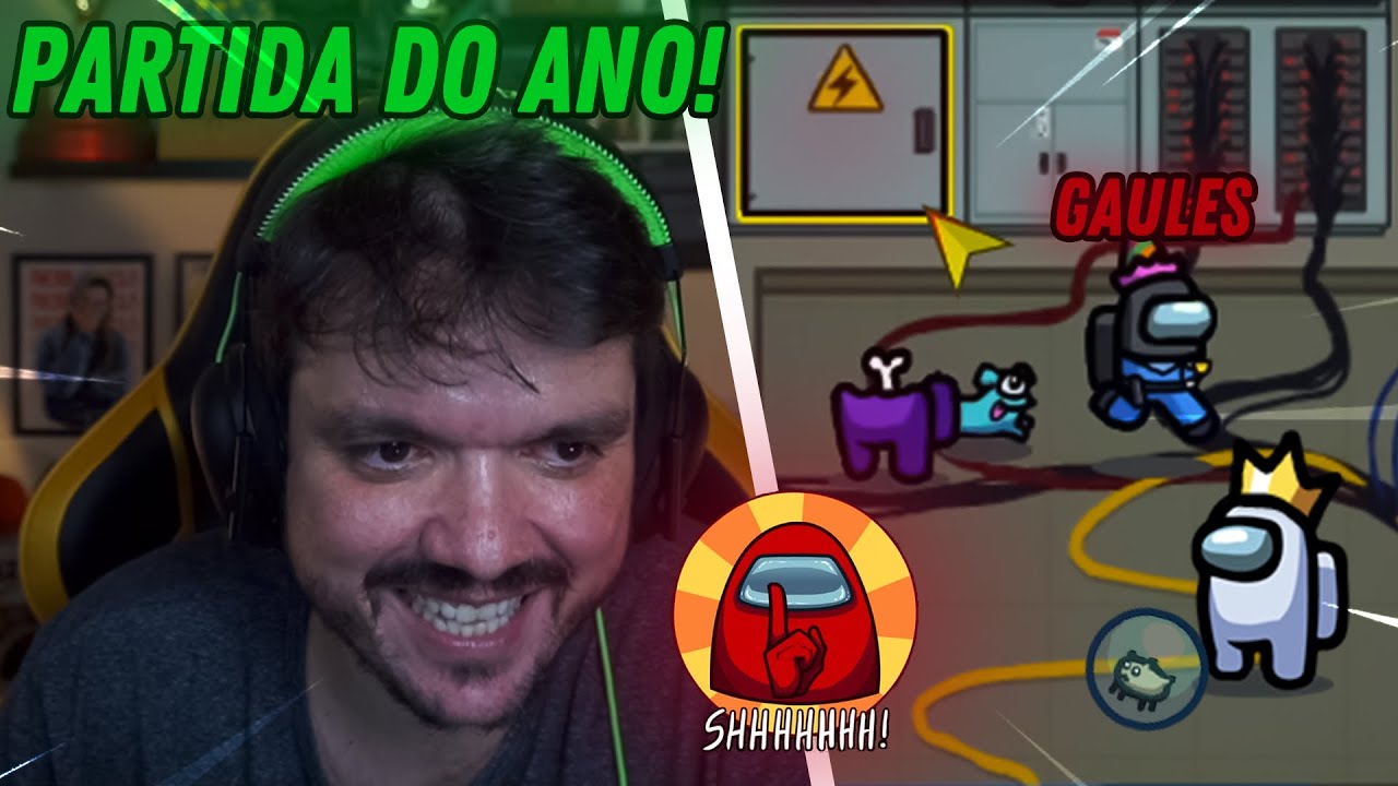 GAULES ESSA FOI SUA MELHOR PARTIDA DE AMONG US!! PARTIDA HISTÓRICA!!