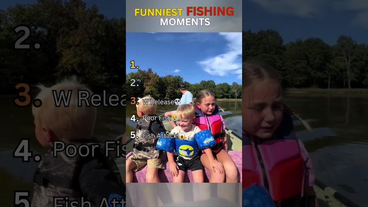 Ranking Funniest Fishing Moments😂 #shorts