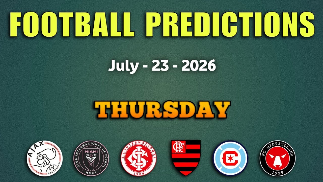 🟢 FOOTBALL PREDICTIONS TODAY 🟢 | THURSDAY 23 | Europa League | Brazil Serie A | MLS |  BETTING TIPS
