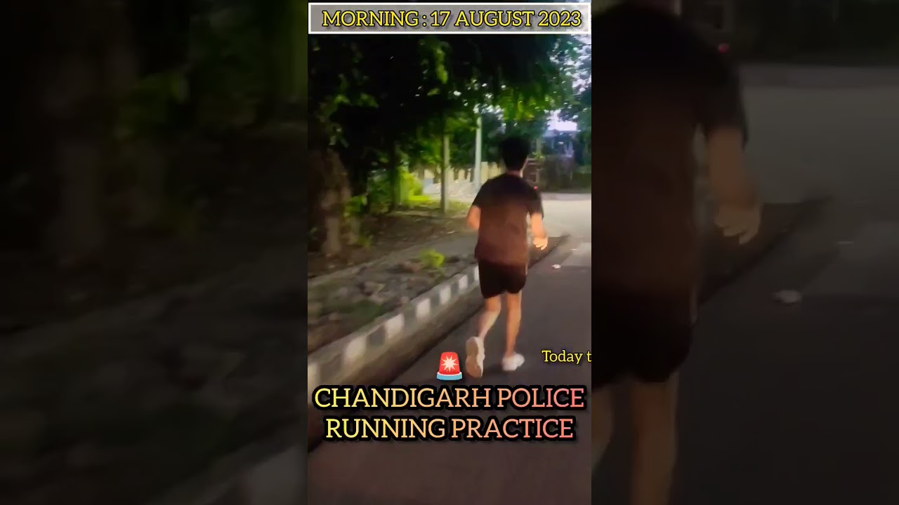 6th Day Running Chandigarh police physical 🚨 || #chandigarhpolice