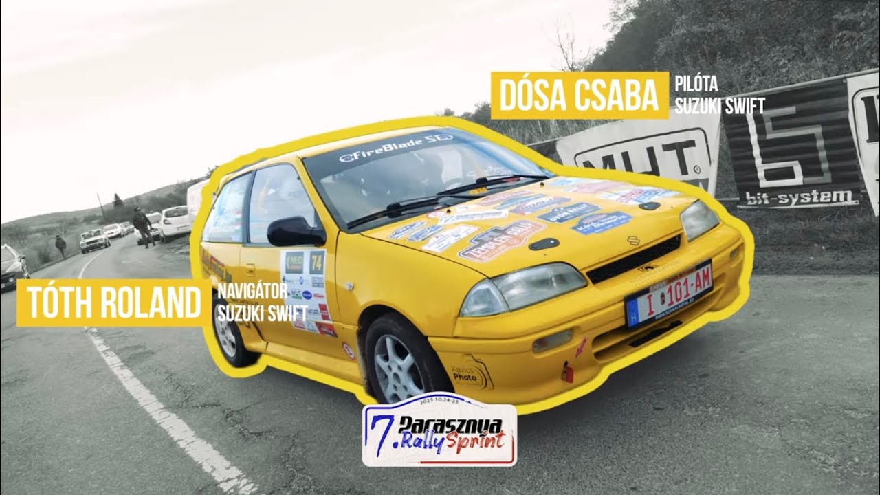 Dósa Csabi - Tóth Roli | Suzuki Swift Gti | 🇭🇺 7.Parasznya Rallysprint 2025 | Versenyzői Film
