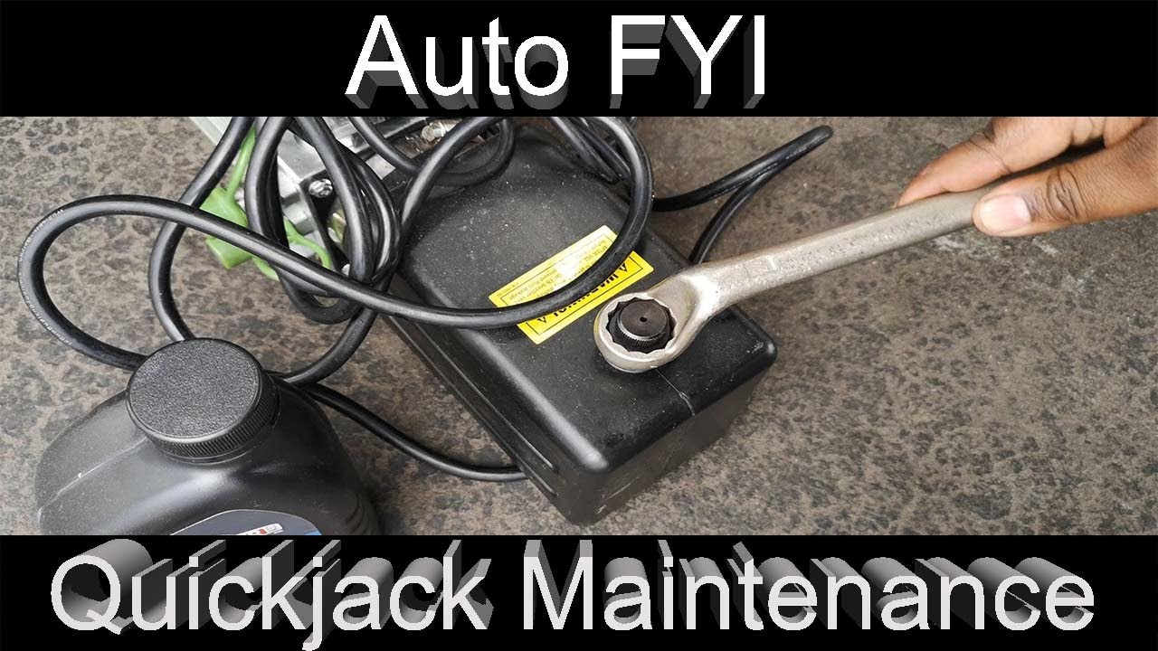 Техническое обслуживание QuickJack