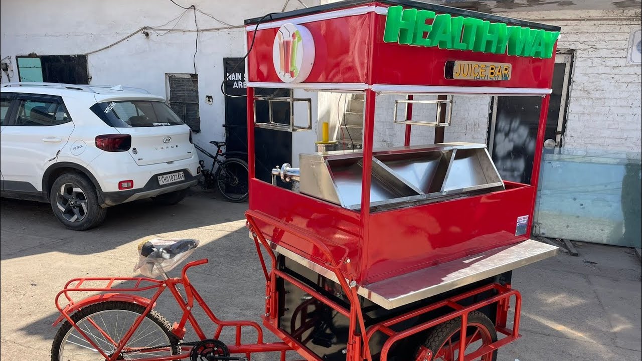 Movable juice Cart🍷#viral #shorts #business #foodcart #trending #businessideas