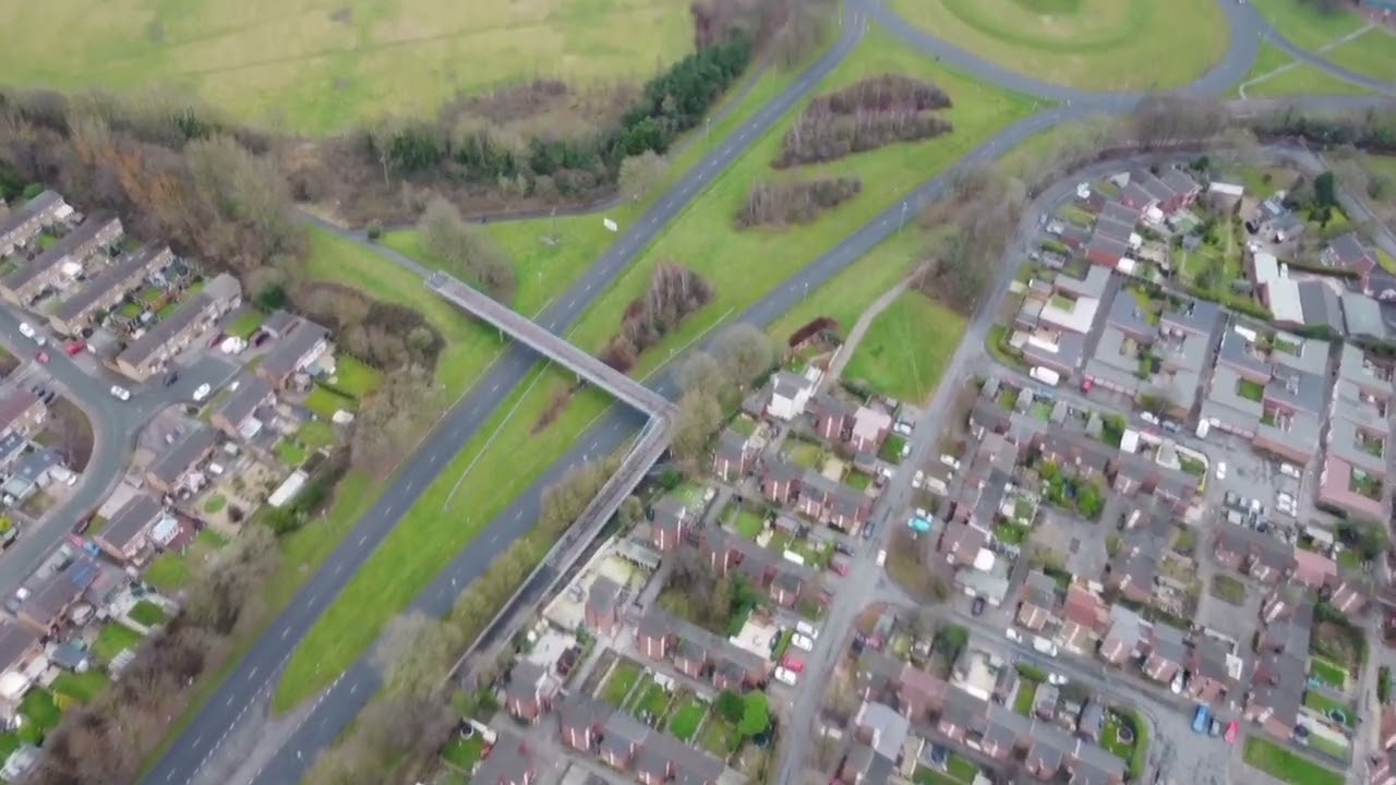 Drone view of Skelmersdale
