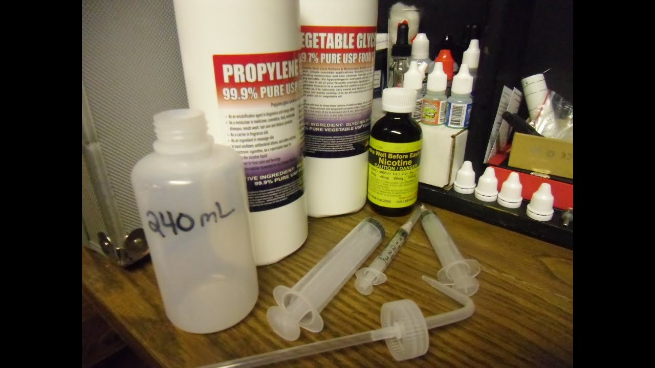 Ejuice mixing 101 with Kriswixx, 7mg nic base :A HOW TO: