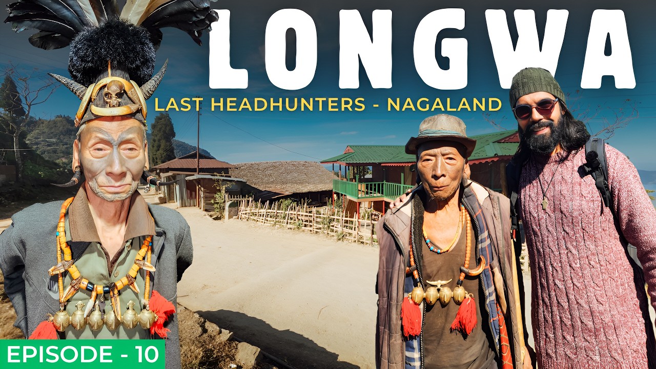 The Last HEADHUNTERS Of Nagaland - Konyak Tribe | INDO - MYANMAR Dual Citizens 🇮🇳🇲🇲 | LONGWA Village