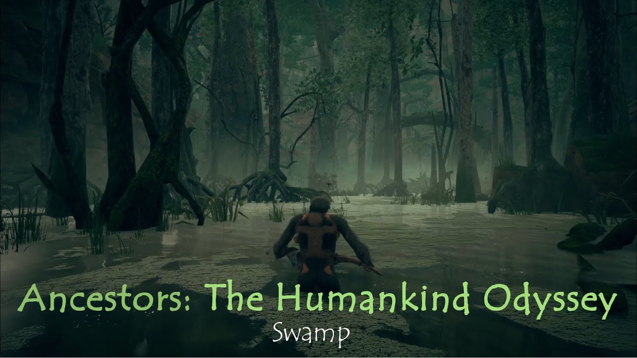 Ancestors | Prehistorical Swamp Ambience [Frogs, crickets, water, birds, monkeys]