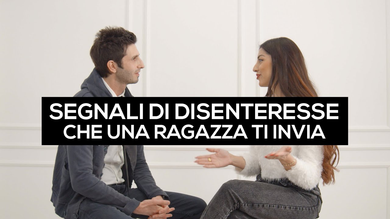 Segnali di disinteresse che una ragazza ti invia