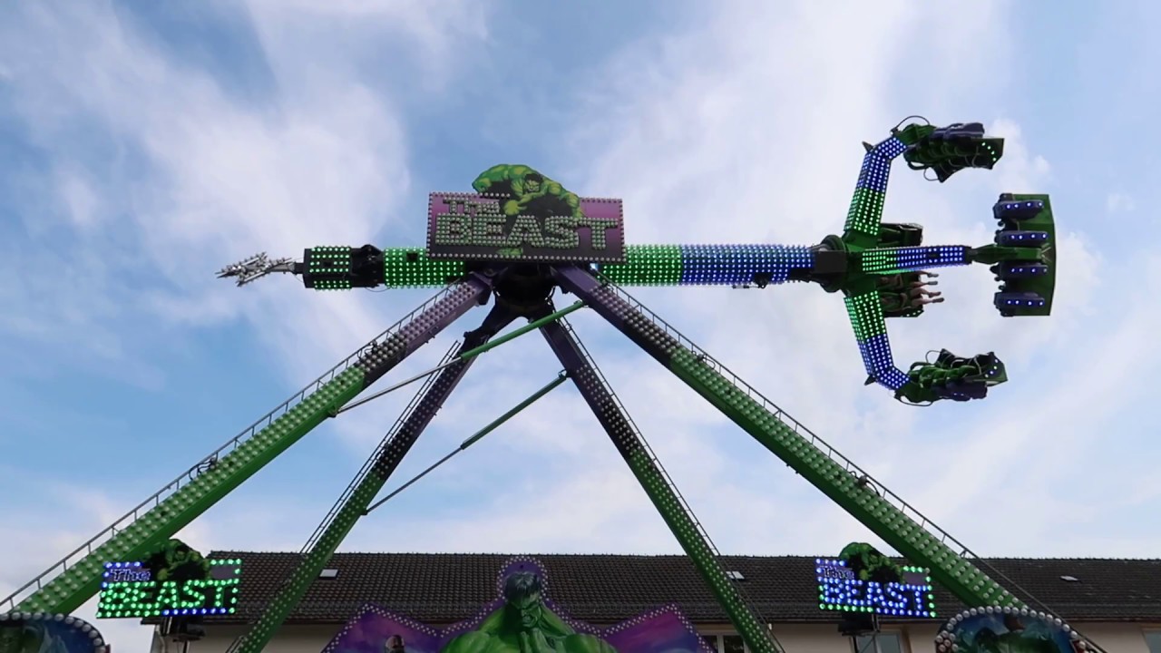 The Beast - Rasch (Offride) Video 360&deg; Looping-Fahrt Kirmes Halver 2019