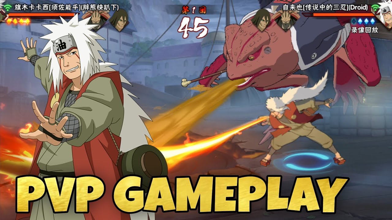 Jiraiya (Legendary Sannin) PvP Gameplay | Naruto Mobile