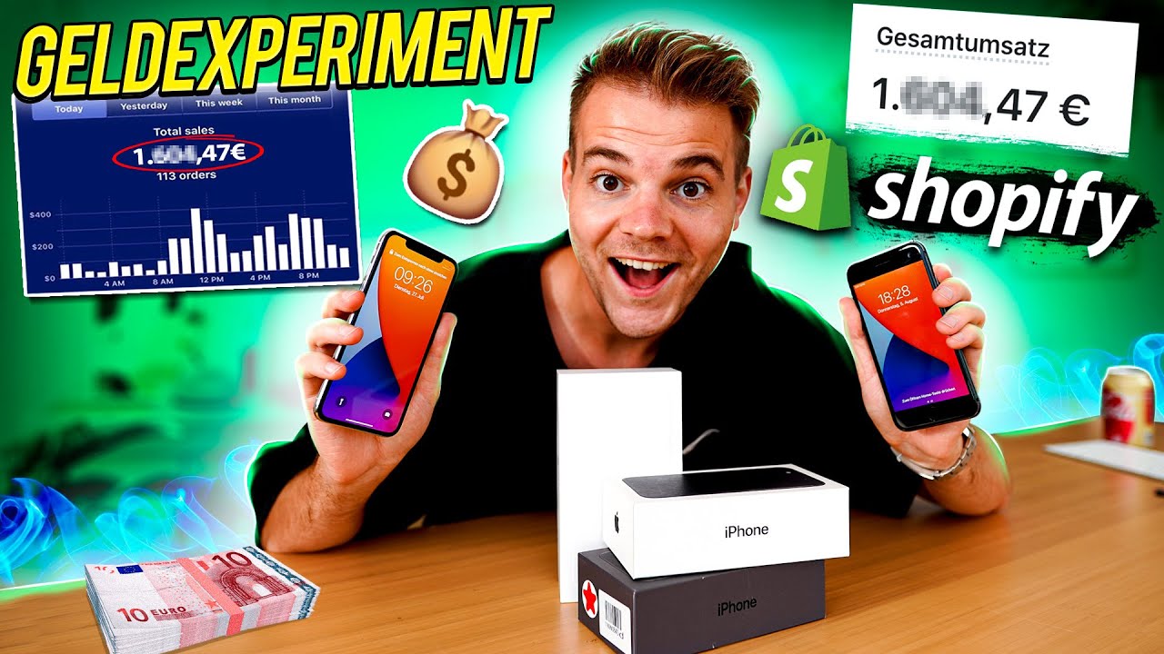 Ich habe 11 Defekte iPhones repariert und ____&euro; verdient! (GELDEXPERIMENT)