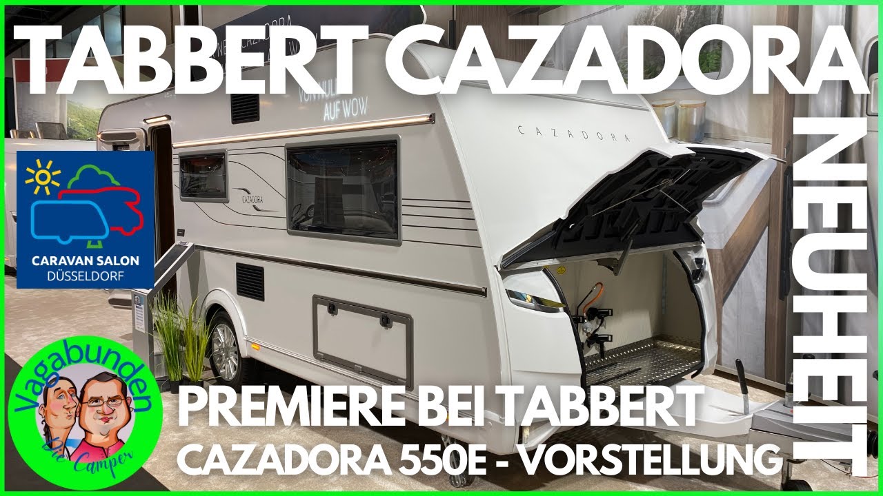 TABBERT CAZADORA 550E - Neuheit auf dem Caravan Salon 2024 - Vorstellung des DaVinci Nachfolgers