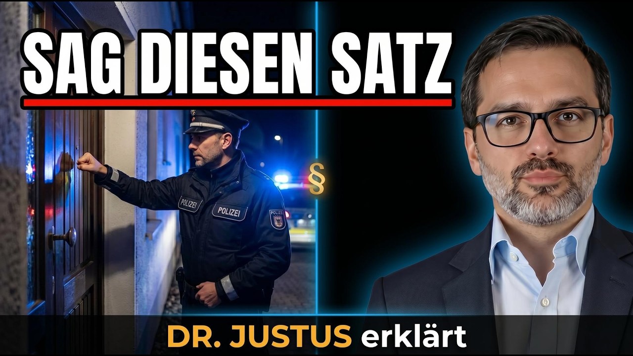 Hausdurchsuchung? Sag DIESEN einen Satz &mdash; die Polizei muss sofort gehen