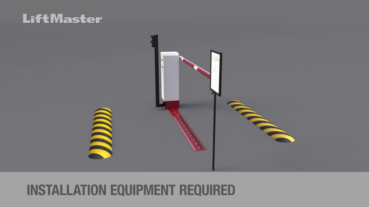 How to Install the LiftMaster Motorized Traffic Control System