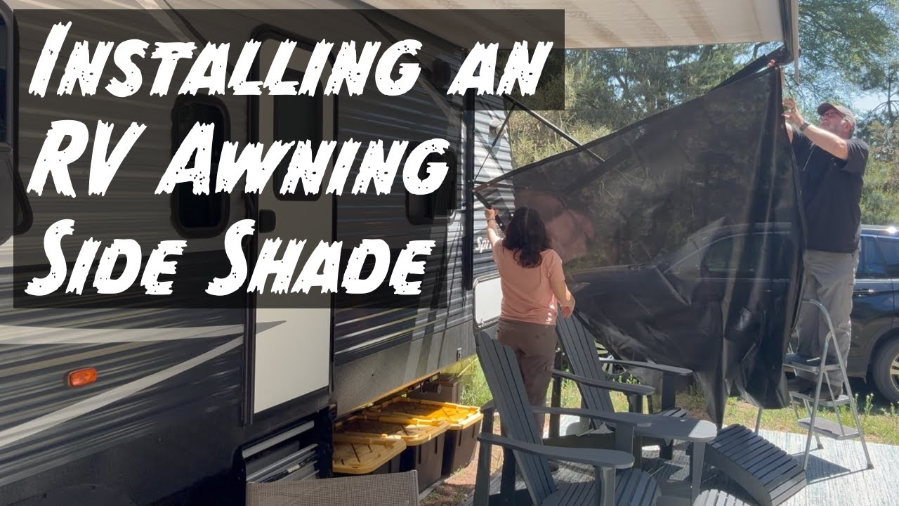 Cheap RV Shade Upgrade: Dulepax Awning Side Screen Install Made Easy
