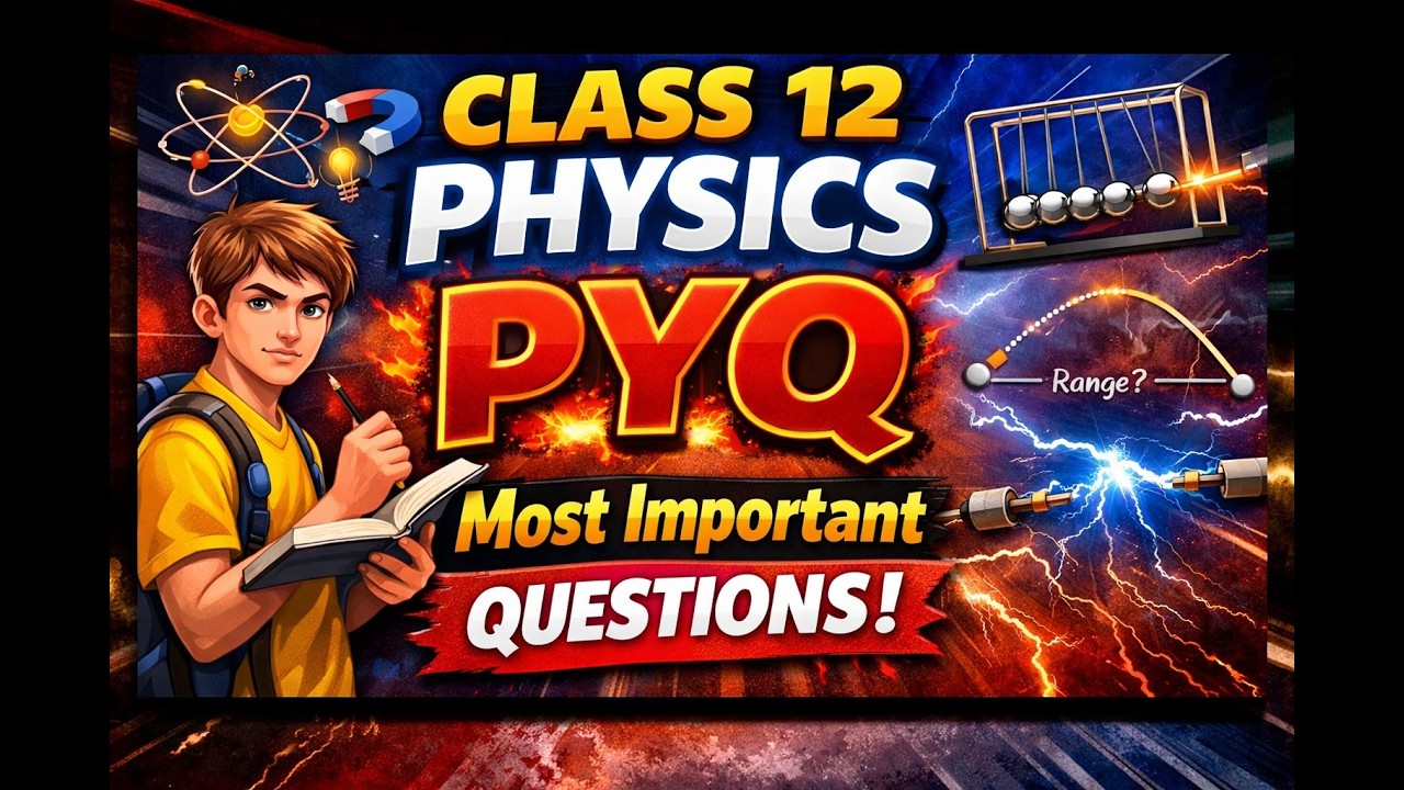 PYQ of 12 Class physics | CBSE Board |1 Marks Questions Solution with  detail Explanation