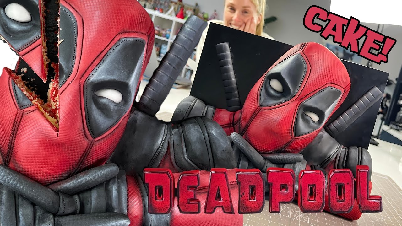 How to make a Deadpool Cake.......again.