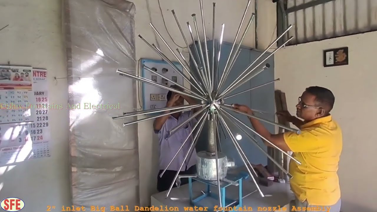 Dandelion water fountain Assembly I Shiv fountain I
