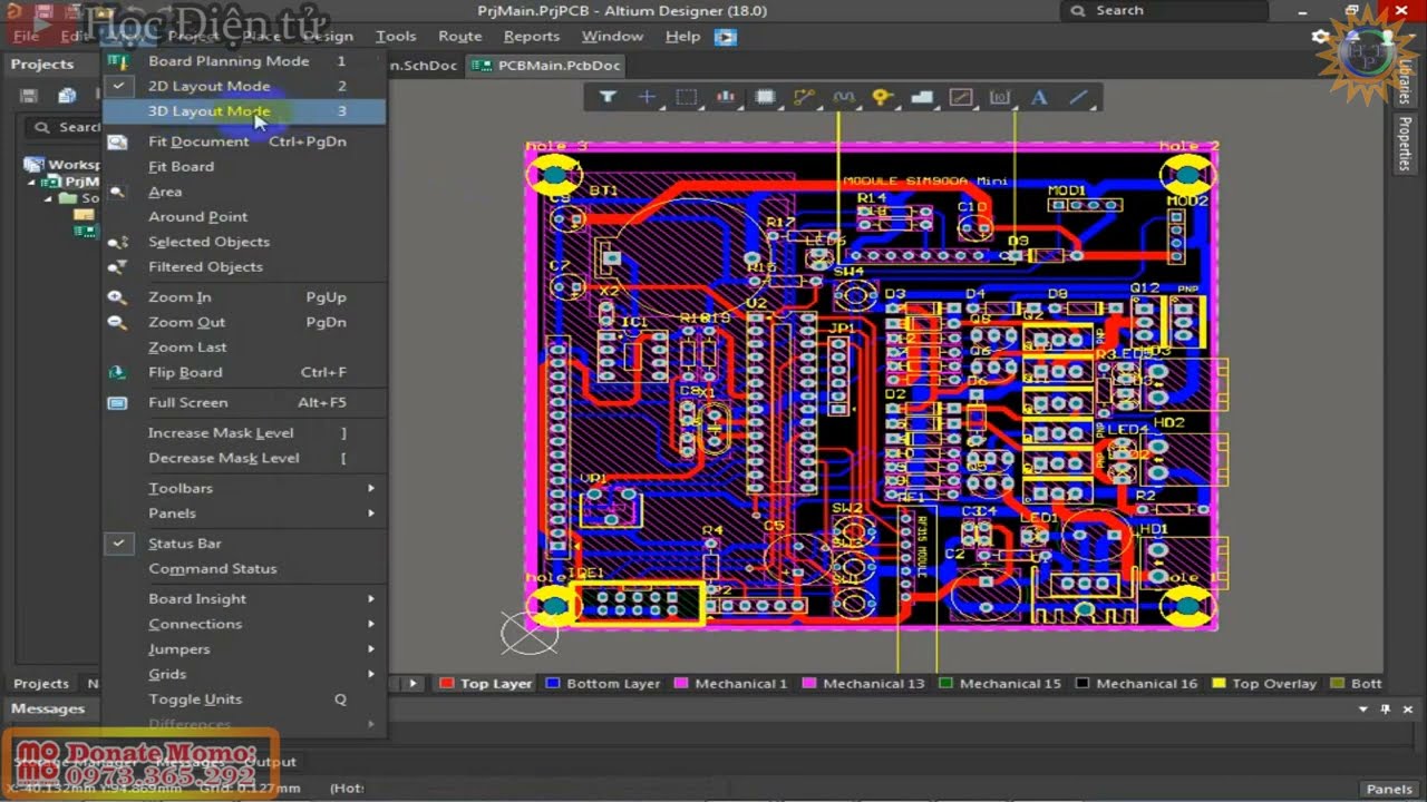 Toàn tập Thiết kế mạch điện tử với Altium Designer - Chi tiết trình tự các bước