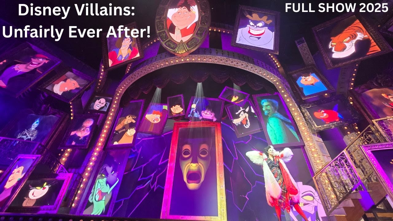 NEW! Disney's Villains: Unfairly Ever After! Full Show 2025! Disney's Hollywood Studios. WDW, FL.