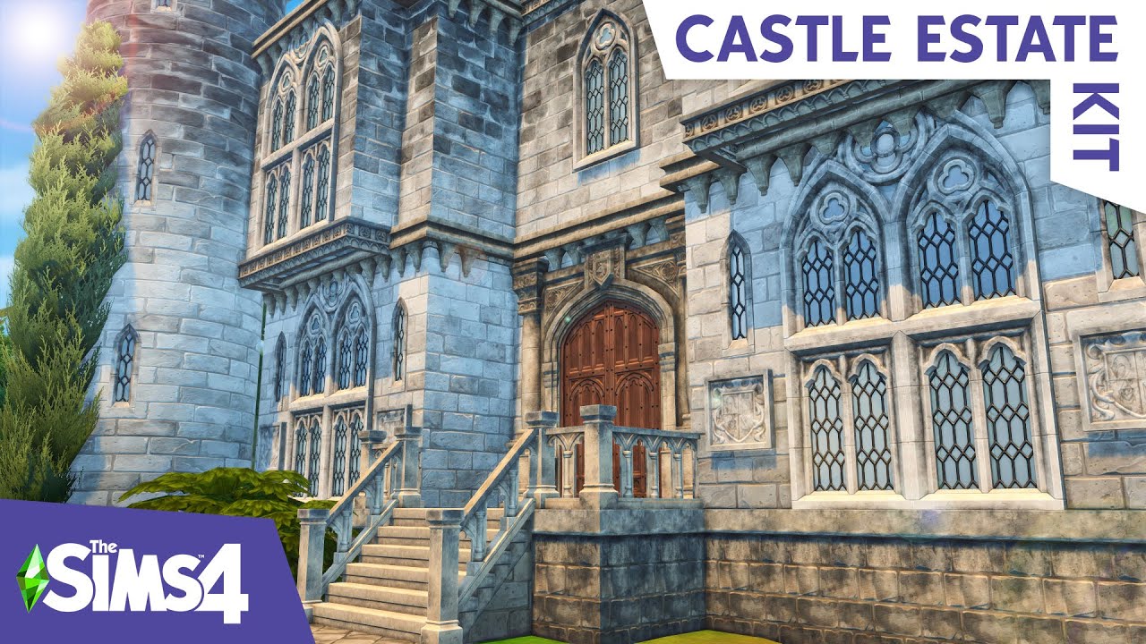 ГОТИЧЕСКИЕ АРКИ И ВИТРАЖНЫЕ ОКНА // Обзор набора «Поместье замка» для The Sims 4