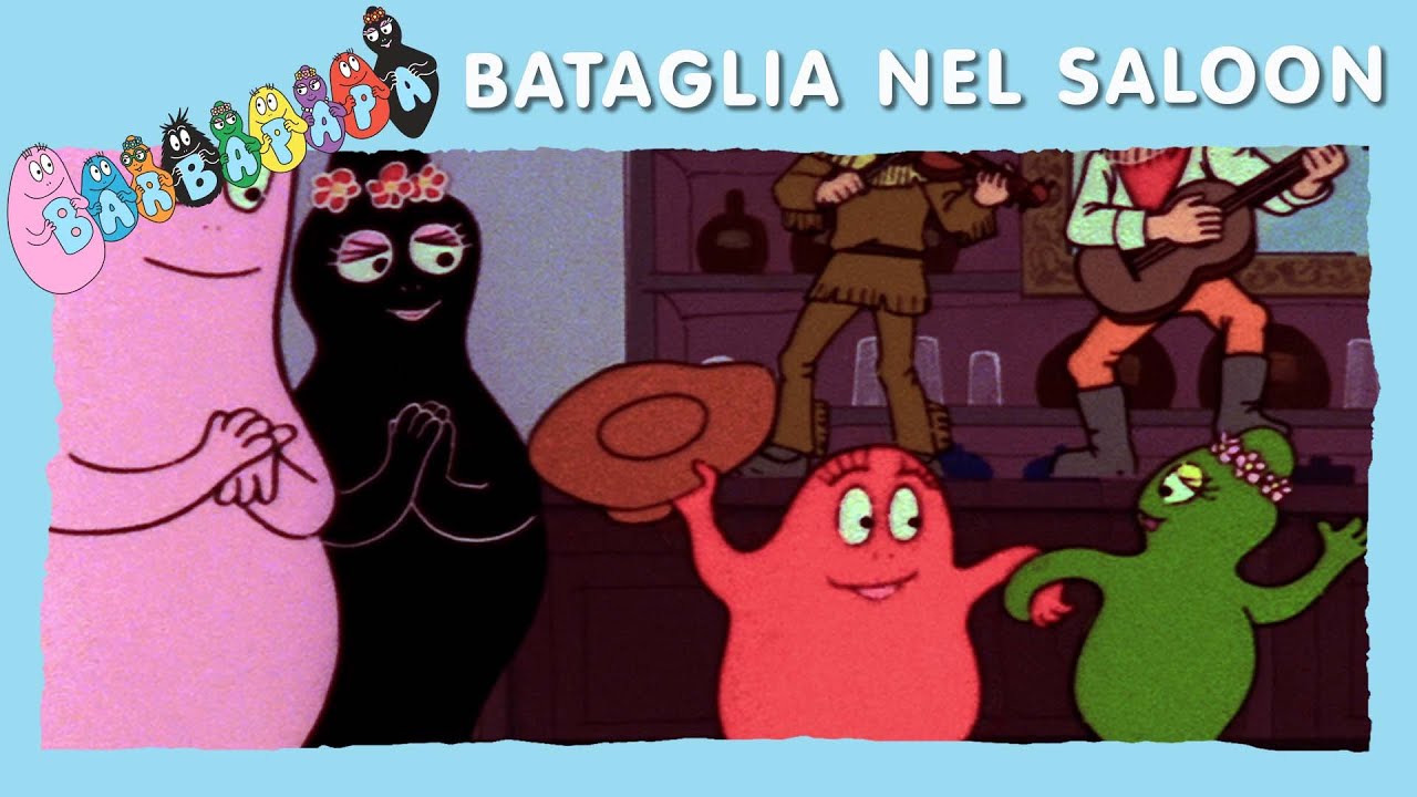 Barbapapà EP19 : Bataglia nel saloon (Stagione 2) -  EPISODIO COMPLETO (italiano)