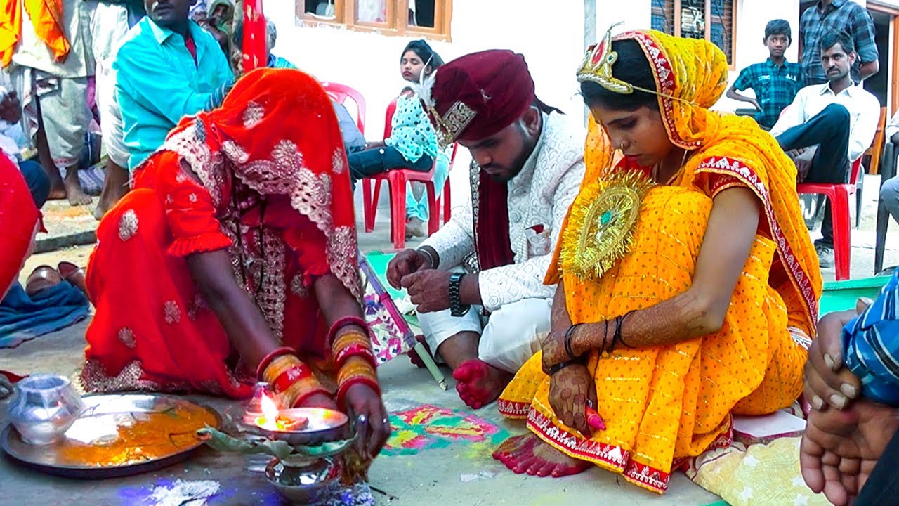 Indian Bagheli Vivah Lavkush Sang Seeta Ki Shadi Fere Sindoordan & Bidai Ki Rasam #weddingvideo