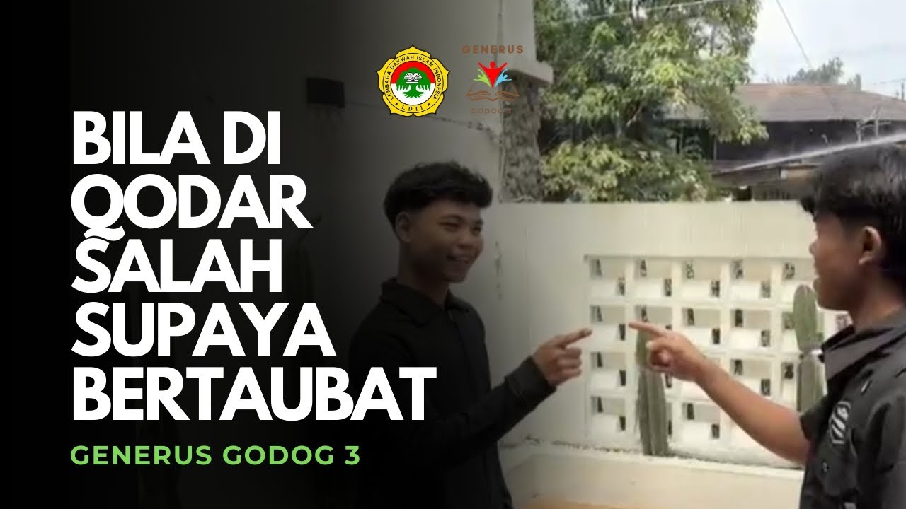 VIDEO KREATIF 29 KARAKTER LUHUR JAMAAH | yang berjudul (BILA DIQODAR SALAH SUPAYA BERTAUBAT) 